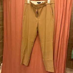 J Crew Cameron tan capri pants size women’s 10